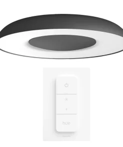 Philips Hue Ambiance Still LED Ceiling Light Black 22.5W 2350-2500lm