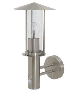 LAP CHIGNIK Outdoor Wall Light With PIR Sensor Stainless Steel