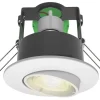 4lite WiZ Connected Adjustable Fire Rated LED Smart Downlight Matt White 4.9W 345lm
