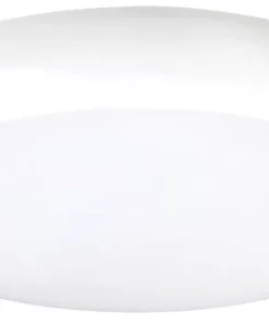 Luceco Sierra Indoor & Outdoor Round LED Bulkhead With Microwave Sensor White 24W 2000lm