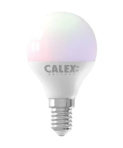 Calex Smart SES Mini Globe RGB & White LED Light Bulb 4.9W 470lm