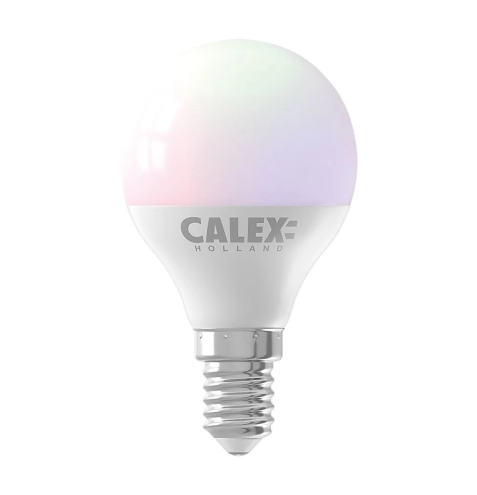 Calex Smart SES Mini Globe RGB & White LED Light Bulb 4.9W 470lm
