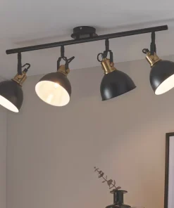 Quay Design Orion Bar 4-Light Spotlight Matt Black