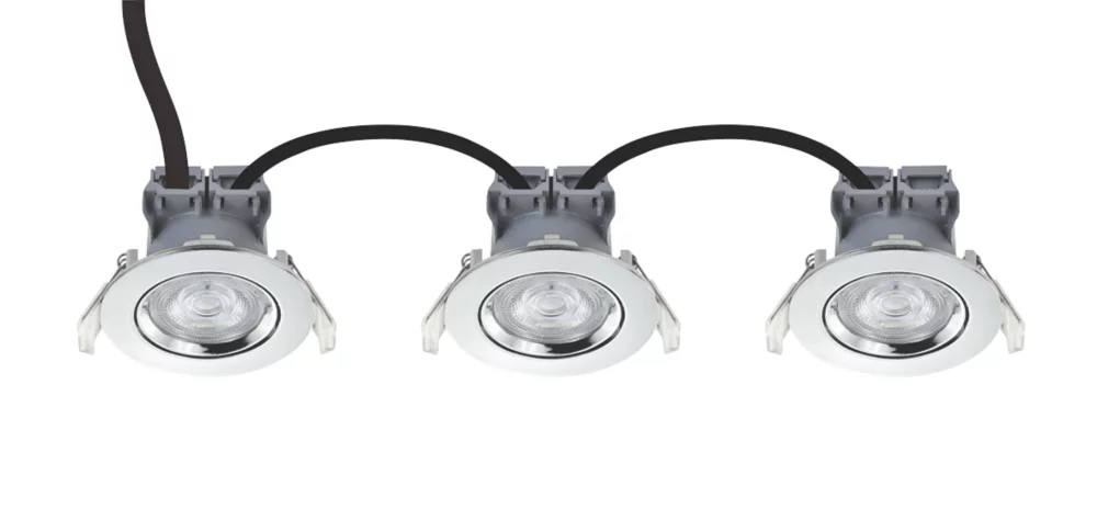 LAP Tilt LED Downlight Chrome 4.5W 420lm - Image 2