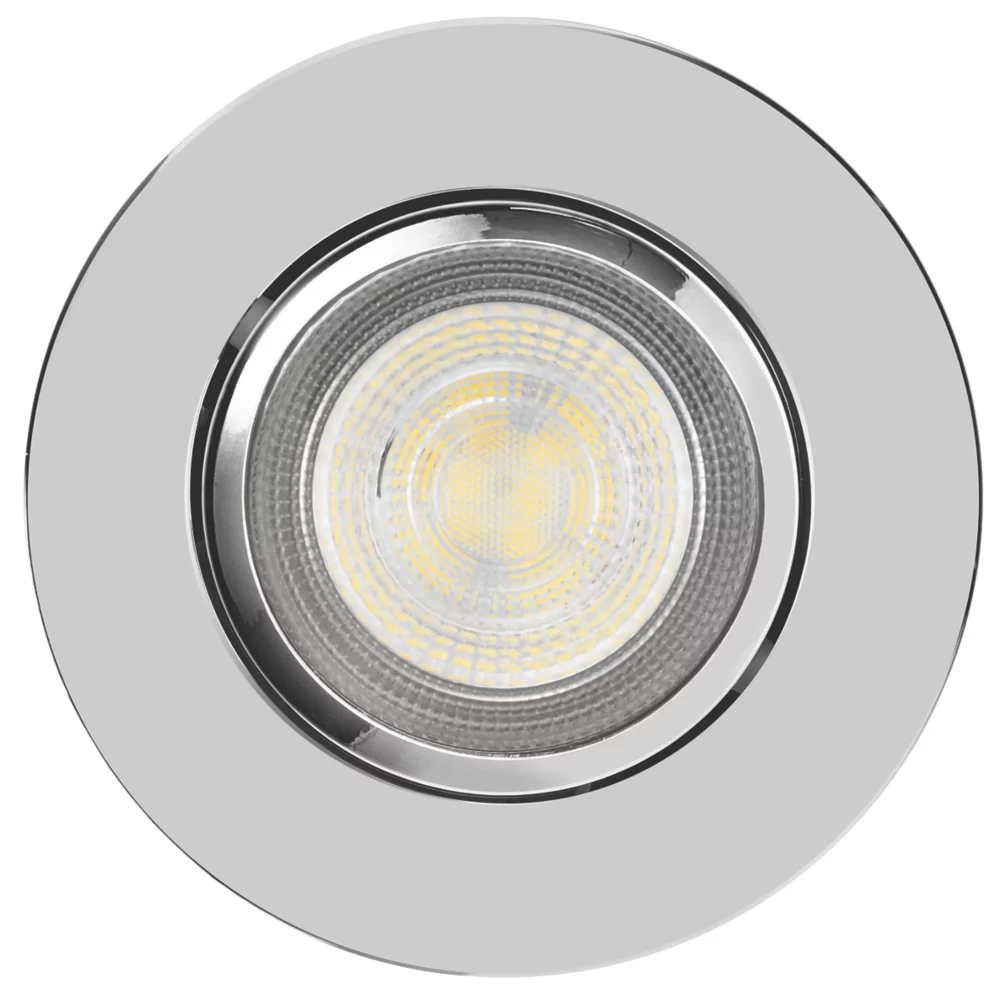 LAP Tilt LED Downlight Chrome 4.5W 420lm - Image 3