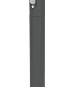 4lite 600mm Outdoor LED Solar Bollard Graphite 210lm