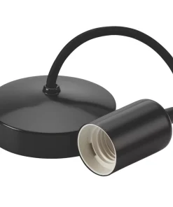 Knightsbridge 8270MB Contemporary Pendant Matt Black