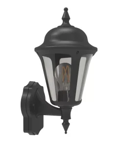 4lite Outdoor IP65 Wall Lantern Black