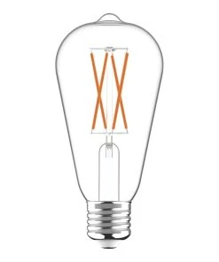 LAP ES ST64 LED Virtual Filament Light Bulb 470lm 2.2W