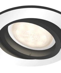 Philips Hue Miliskin Adjustable Head Recessed Smart Lighting Downlight & Wireless Dimming Switch 5.5W 250lm