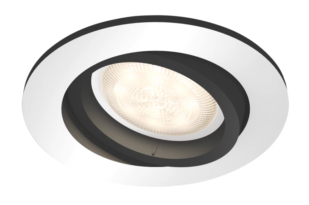 Philips Hue Miliskin Adjustable Head Recessed Smart Lighting Downlight & Wireless Dimming Switch 5.5W 250lm