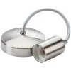 Knightsbridge 8270BC Contemporary Pendant Brushed Chrome