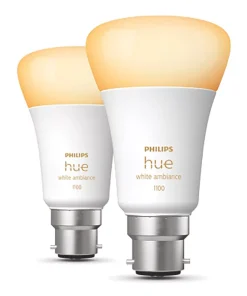 Philips Hue BC A60 LED Smart Light Bulb 8.5W 806lm 2 Pack