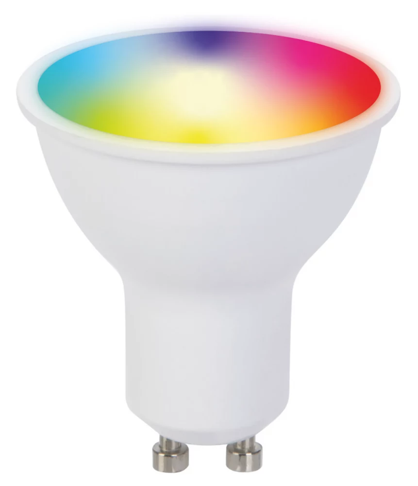 TCP GU10 RGB & White LED Smart Light Bulb 4.5W 350lm