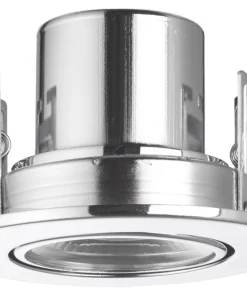 LAP Cosmoseco Tilt Fire Rated LED Downlight Chrome 5.8W 450lm