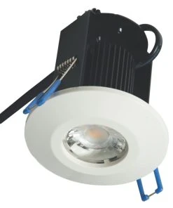 Robus Triumph Activate Fixed Fire Rated LED Downlight White 8W 670lm