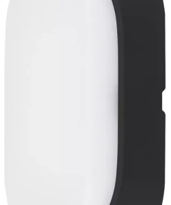 Luceco Eco Indoor & Outdoor Oval LED Decorative Bulkhead Black / White 10W 700lm