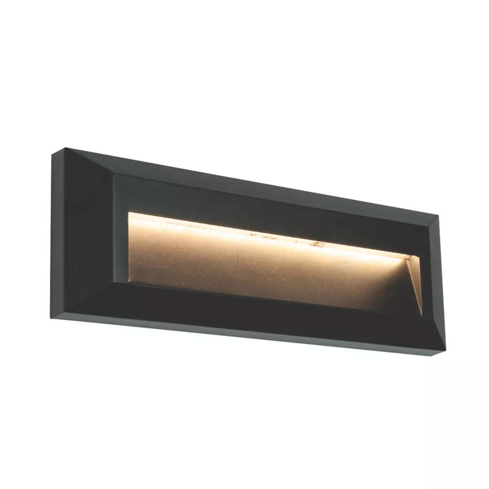 Saxby Pilot Outdoor LED Slim-Profile Brick Guide Light Black 2W 65lm - Image 2