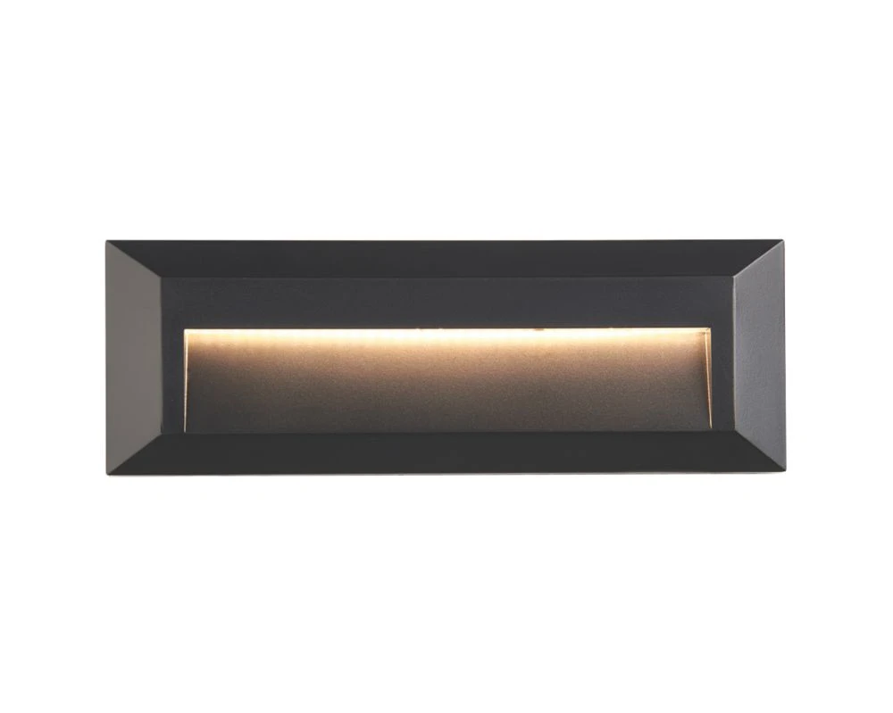 Saxby Pilot Outdoor LED Slim-Profile Brick Guide Light Black 2W 65lm - Image 4