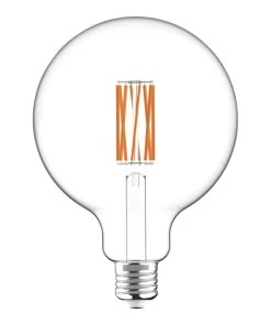 LAP ES G125 LED Virtual Filament Light Bulb 806lm 3.8W