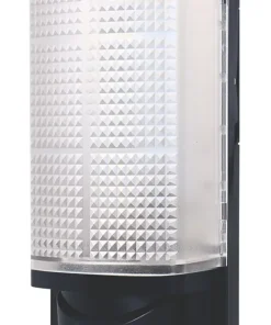 LAP AR0506-2 Indoor & Outdoor Square LED Bulkhead With PIR Sensor Black 8W 670lm