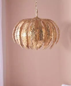 Quay Design Denebola Pendant Light Gold Leaf