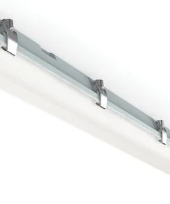 4lite Single 4ft Non-Maintained Emergency LED Non Corrosive Batten With Microwave Sensor 20W 2088lm 230V
