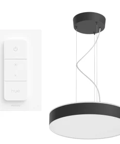 Philips Hue Ambiance Enrave LED Pendant Light Black 33.5W 3300-4300lm
