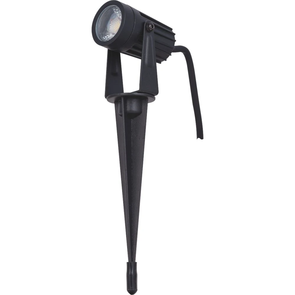 Luceco Outdoor LED Garden Spike Light Black 3W 200lm