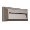 Saxby Pilot Outdoor LED Slim-Profile Brick Guide Light Grey 2W 65lm