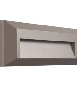Saxby Pilot Outdoor LED Slim-Profile Brick Guide Light Grey 2W 65lm