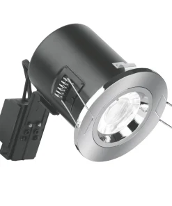 Aurora EFD Fixed Fire Rated LED Downlight Polished Chrome 5W 500lm