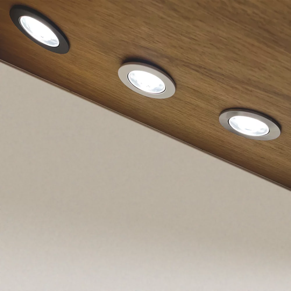 Calex SMD 220-240V 2700-6500K Adjustable Tilting Head LED Smart Downlight With Variable White Light Black 4.9W 345lm 3 Pack - Image 2