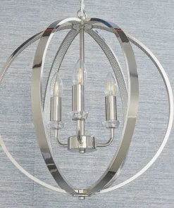 Quay Design Spirit Ceiling Pendant Bright Nickel