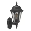 4lite Outdoor IP65 Wall Lantern With PIR Sensor Black