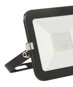 Brackenheath ISpot Outdoor LED Slimline Floodlight Black 20W 1800lm