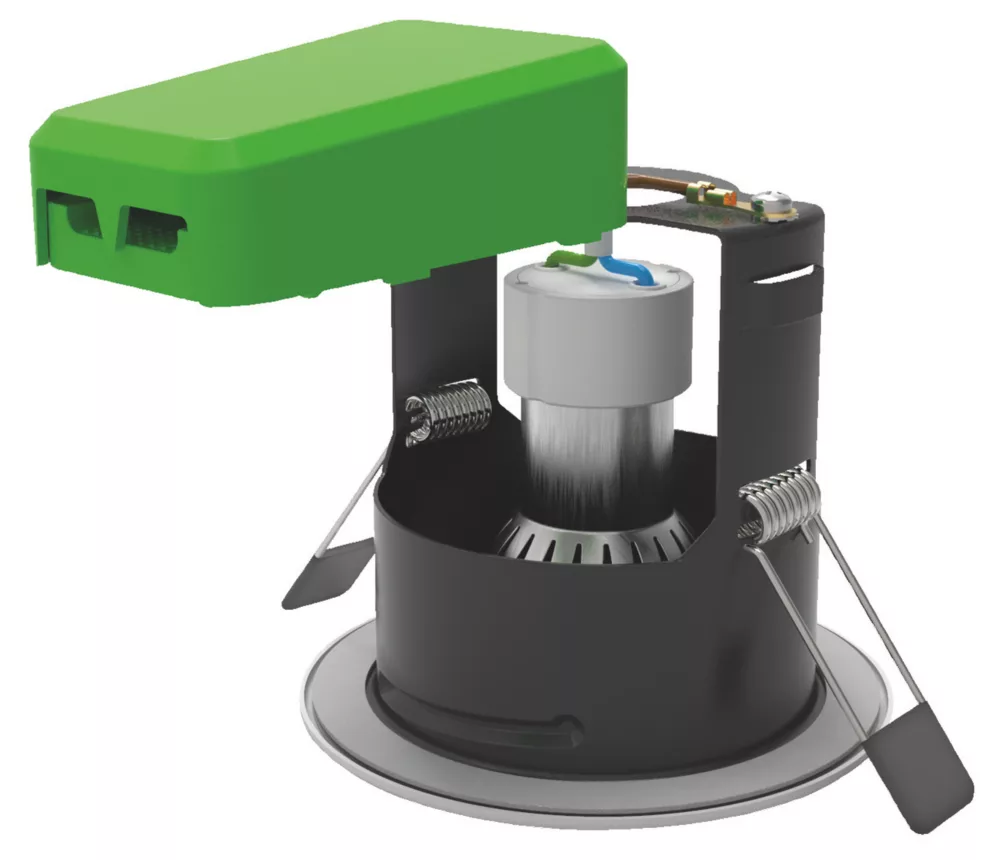 4lite WiZ Connected Fixed Fire Rated LED Smart Downlight Matt White 4.9W 345lm - Image 2