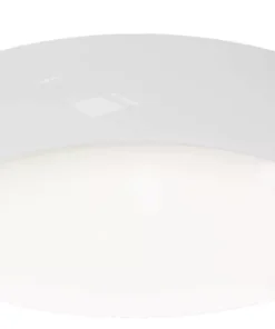 Ansell Lighting Ansell Disco Slim Indoor & Outdoor Round LED Wall / Ceiling Light White 13W 1027-1083lm