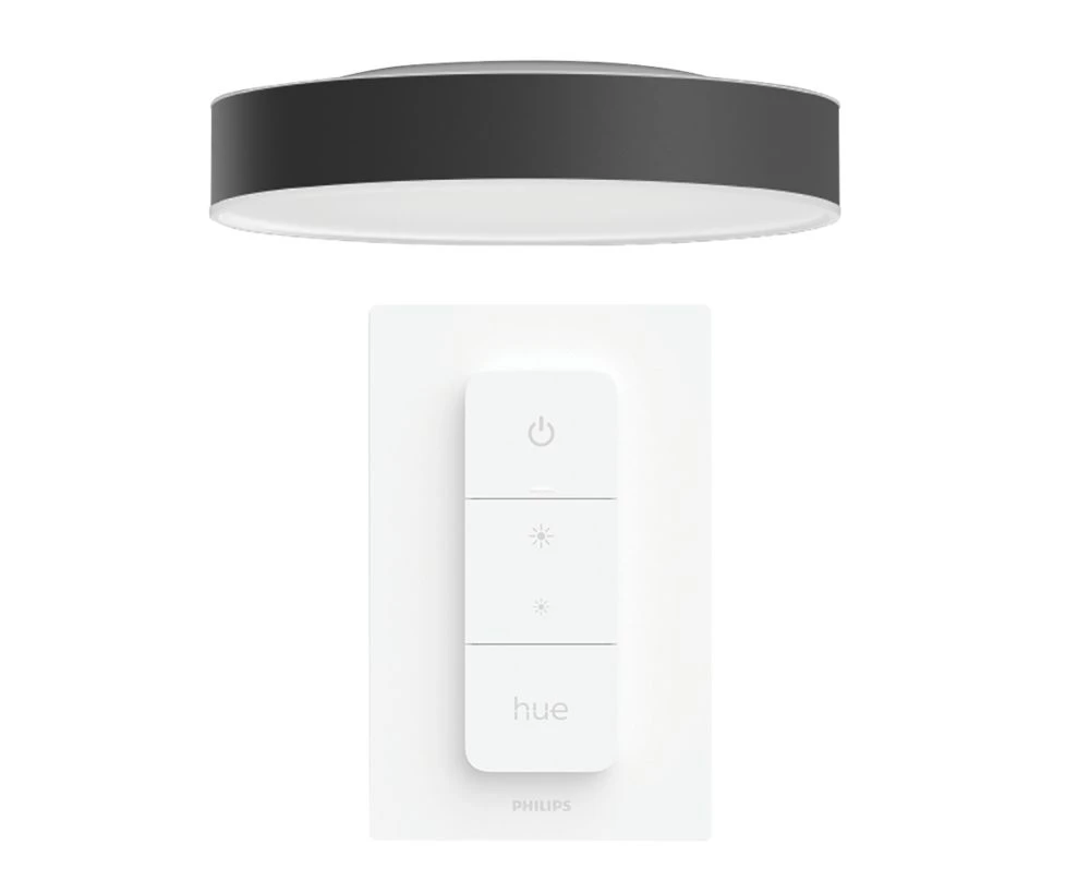 Philips Hue Ambiance Enrave LED Ceiling Light Black 19.2W 1900-2450lm