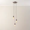 Quay Design Cable Set 3-Light Cable Set Pendant Satin Pewter