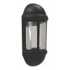 4lite Outdoor LED Outdoor Half Wall Lantern Black 8W 400lm