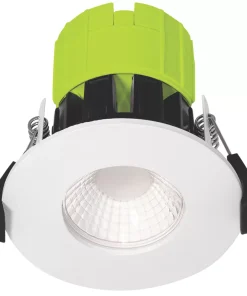 Luceco FType Fixed Fire Rated LED Downlight White 6W 600lm