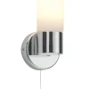 Saxby Pure Bathroom Wall Light Chrome