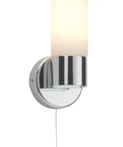 Saxby Pure Bathroom Wall Light Chrome