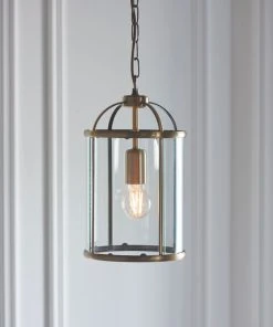 Quay Design Liberty 1-Light Pendant Antique Brass