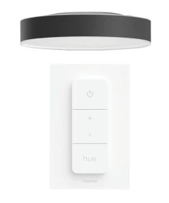 Philips Hue Ambiance Enrave LED Ceiling Light Black 9.6W 950-1220lm