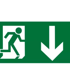 Aurora EN-LG2D Emergency Exit Down Legend 145 X 290mm