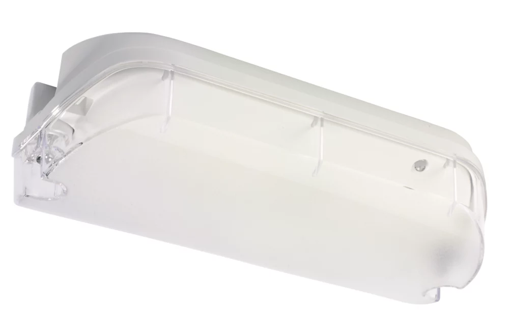 Ansell Lighting Ansell Swift Indoor & Outdoor Maintained Or Non-Maintained Emergency Oval LED Bulkhead White 3W 173lm