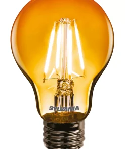 Sylvania Helios Chroma ES A60 Orange LED Light Bulb 4W