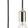 Knightsbridge 8270LPB Contemporary Long Pendant Polished Brass